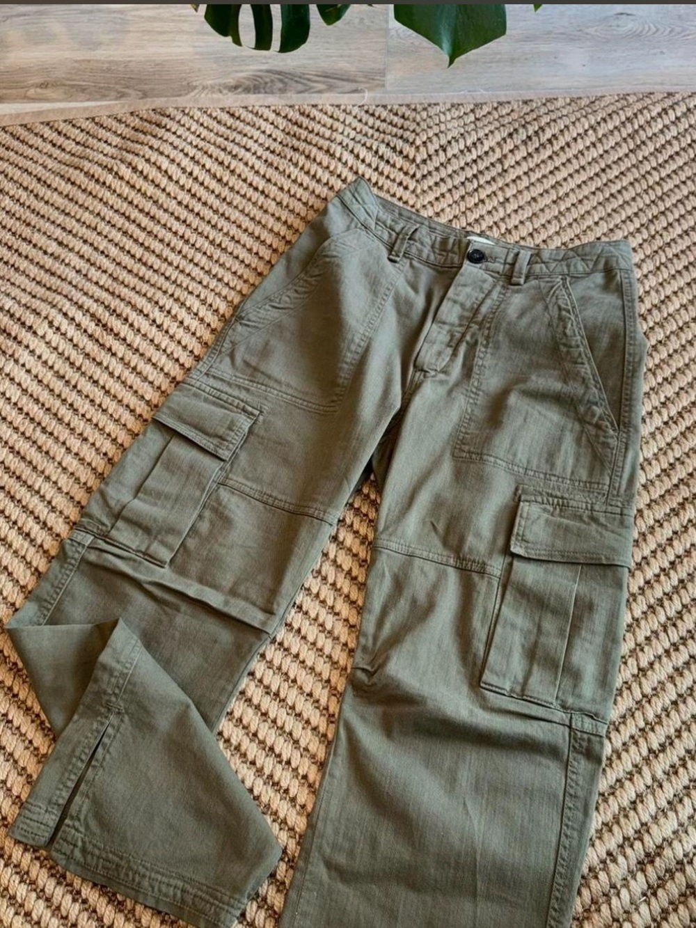 Olive Green Cargo Pants